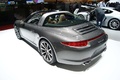 Porsche 991 Targa anthracite 3/4 arrière gauche