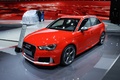 Audi RS3 Sportback rouge 3/4 avant gauche