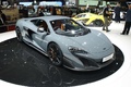 McLaren 675LT anthracite 3/4 avant droit