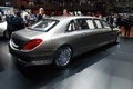 Mercedes S600 Maybach Pullman beige 3/4 arrière droit