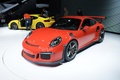 Porsche 991 GT3 RS rouge 3/4 avant gauche