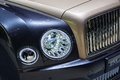 Salon de Genève 2016 - Bentley Mulsanne EWB anthracite/bronze phares avant