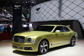 Salon de Genève 2016 - Bentley Mulsanne Speed vert 3/4 avant gauche