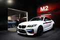 Salon de Genève 2016 - BMW M2 blanc 3/4 avant gauche