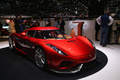 Salon de Genève 2016 - Koenigsegg Regera rouge 3/4 avant droit