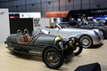 Salon de Genève 2016 - Morgan 3-Wheeler anthracite 3/4 avant droit