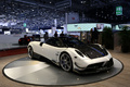 Salon de Genève 2016 - Pagani Huayra BC blanc satiné 3/4 avant droit