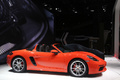 Salon de Genève 2016 - Porsche 718 Boxster S orange profil