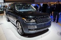 Salon de Genève 2016 - Range Rover Autobiography bleu/noir 3/4 avant droit