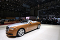 Salon de Genève 2016 - Rolls Royce Dawn orange 3/4 avant gauche