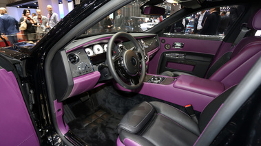 Salon de Genève 2016 - Rolls Royce Ghost Black Badge intérieur