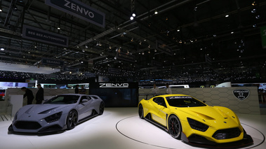 Salon de Genève 2016 - Zenvo ST1 anthracite & ST1 jaune