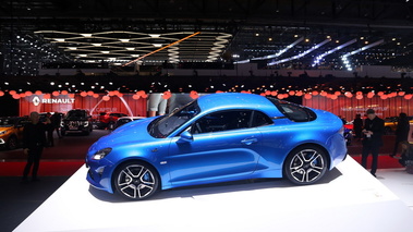 Salon de Genève 2017 - Alpine A110 II bleu profil