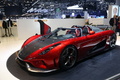 Salon de Genève 2017 - Koenigsegg Regera rouge 3/4 avant gauche