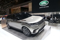 Salon de Genève 2017 - Range Rover Velar gris 3/4 avant droit