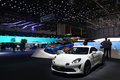 Salon de Genève 2018 - Alpine A110 blanc 3/4 avant gauche