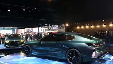 Salon de Genève 2018 - BMW M8 Gran Coupe 3/4 arrière gauche