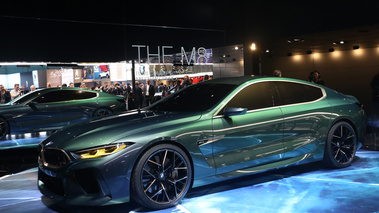 Salon de Genève 2018 - BMW M8 Gran Coupe 3/4 avant gauche