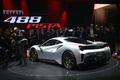 Salon de Genève 2018 - Ferrari 488 Pista gris 3/4 arrière gauche