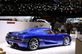 Salon de Genève 2018 - Koenigsegg CCX bleu 3/4 arrière droit