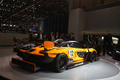 Salon de Genève 2018 - McLaren Senna GTR orange/noir 3/4 arrière droit