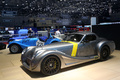 Salon de Genève 2018 - Morgan Aero GT anthracite 3/4 avant gauche