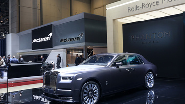 Salon de Genève 2018 - Rolls Royce Phantom One of One 3/4 avant gauche