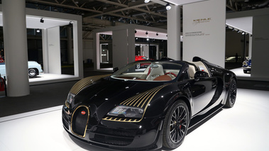 Grand Basel 2018 - Bugatti Veyron Vitesse Black Bess 3/4 avant gauche