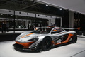 Grand Basel 2018 - McLaren P1 GTR gris/orange 3/4 avant gauche