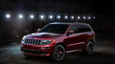 Jeen Grand Cherokee SRT Night Edition - Rouge - 3/4 avant gauche