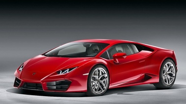 Lamborghini Huracan LP580-2 - Rouge - 3/4 avant gauche