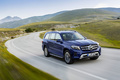 Mercedes GLS - Bleu - 3/4 avant droit dynamique