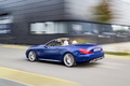 Mercedes SL65 AMG - Bleue - 3/4 arrière gauche