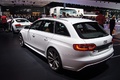 Mondial de l'Automobile de Paris 2012 - Audi RS4 Avant blanc 3/4 arrière gauche