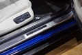 Mondial de l'Automobile de Paris 2012 - Bentley Continental GT Speed bleu pas de porte