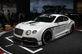 Mondial de l'Automobile de Paris 2012 - Bentley Continental GT3 blanc 3/4 avant gauche