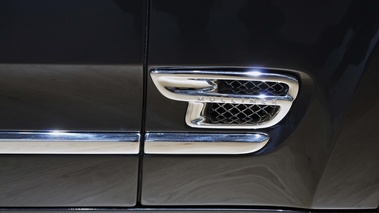 Mondial de l'Automobile de Paris 2012 - Bentley Mulsanne Executive Interior anthracite logo aile avant
