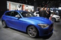 Mondial de l'Automobile de Paris 2012 - BMW M135i bleu 3/4 avant droit
