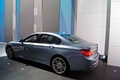 Mondial de l'Automobile de Paris 2012 - BMW Série 7 Hybrid bleu 3/4 arrière gauche