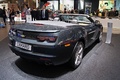 Mondial de l'Automobile de Paris 2012 - Chevrolet Camaro Convertible anthracite 3/4 arrière droit