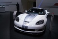 Mondial de l'Automobile de Paris 2012 - Chevrolet Corvette C6 ZR1 blanc face avant
