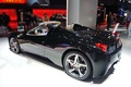 Mondial de l'Automobile de Paris 2012 - Ferrari 458 Spider noir 3/4 arrière gauche