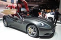 Mondial de l'Automobile de Paris 2012 - Ferrari California anthracite 3/4 avant droit