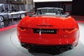 Mondial de l'Automobile de Paris 2012 - Jaguar F-Type S V8 rouge face arrière