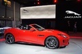Mondial de l'Automobile de Paris 2012 - Jaguar F-Type S V8 rouge profil