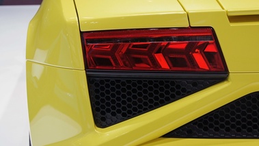 Mondial de l'Automobile de Paris 2012 - Lamborghini Gallardo LP560-4 MkII jaune feux arrière