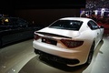 Mondial de l'Automobile de Paris 2012 - Maserati GranTurismo MC Stradale blanc mate 3/4 arrière droit