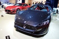 Mondial de l'Automobile de Paris 2012 - Maserati GranTurismo Sport noir face avant