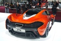 Mondial de l'Automobile de Paris 2012 - McLaren P1 orange 3/4 arrière droit