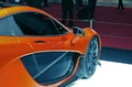 Mondial de l'Automobile de Paris 2012 - McLaren P1 orange aile avant